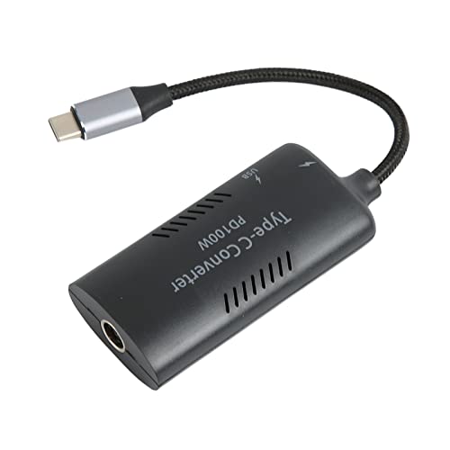 Image of Vvikizy Laptop Type C Power Adapter 100W Fast Charge USB A Port for Laptop Charge Ideal for Business Travelers (DC7909 Female to Type C)