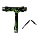 GHOST BOARDS Y3 Skateboard Tool Kit - All-in-One T Tool for Skateboard, Longboard, Roller & Skate - Multi-Function Portable Skate Tool with T-Type Allen Key & L-Type Phillips Head Wrench (Camouflage)