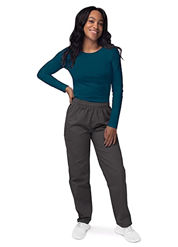 Sivvan Scrubs For Women - Long Sleeve Comfort Underscrub Tee - S8500 - Caribbean Blue - L #TOP3