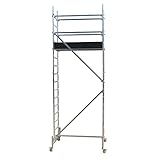Arbeitshöhe: 5,2 m - Plattformhöhe: 3,2 m - Gerüsthöhe: 4,4 m