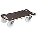 Produktbild WAGNER Transportroller Transporthilfe I Schichtholz mit Grip 57,5 x 29 x 13,5 cm, Tragkraft 400 kg I Möbelroller für Umzüge I Lastenroller Umzugsroller I Rollbrett mit Tragegriff I FSC® I Made in DE