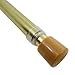 Graber 3/4" Round Spring Tension Curtain Rod (48 to 84-Inch Adjustable Width, Brass)