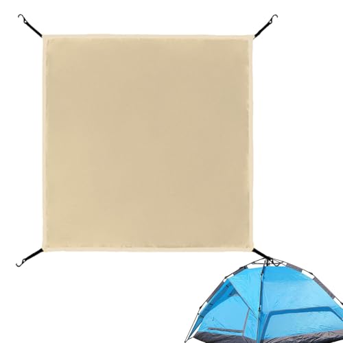 Top a baldacchino di ricambio - Protezione da pioggia antivento Coperchio di sostituzione della, copertura della da campeggio esterno portatile con cinghie elastici adatta a 3-4 Te