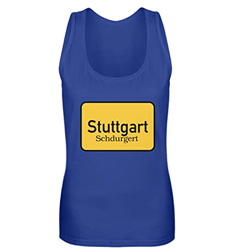 Débardeur femme bleu M Stuttgart Souabe Generisch en coton confortable