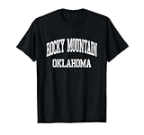 Rocky Mountain Oklahoma OK Vintage Athletic Sports Design T-Shirt