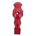 Milageto Standard 5/8 Inch Foosball Men Player Replacement for Table Soccer Parts, Red 1