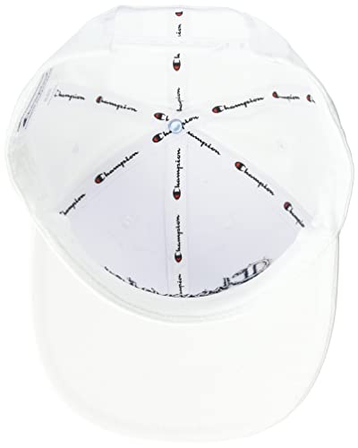 Champion Snapback Hat, White 3D Script, One Size #TOP2