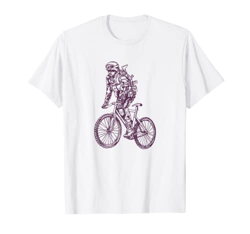 SEEMBO - Bicicleta de soldado Camiseta