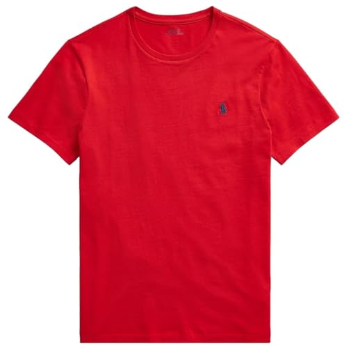 Image of Polo Ralph Lauren Mens Crew Neck T-Shirt (L, NewRed), Large