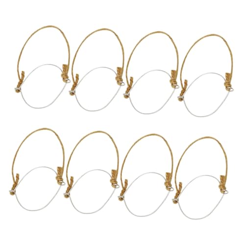 LAPYAPPE 8 piezas Asas de Alambre para Tarros de Conserva Inoxidable Resistentes y Duraderas para Colgar Tarros Mason Soporte Versátil para Frascos de Cocina y Decoración Solar