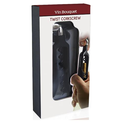 Vin Bouquet FID 011 Twist corkscrew, Black, 11 x 21 x 4 cm - Image 2