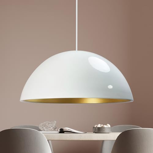 bamyum Lipoe Suspension Luminaire en Metal de 40 cm, Plafonnier Vintage, Lustre Salon, Cuisine,...