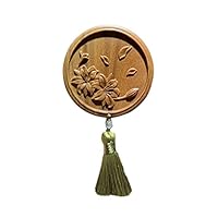 Amazon.co.jp: 手鏡 ハンドミラー かわいい 彫刻 7cm 天然木 シンプル