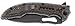 CRKT Fossil Folding Pocket Knife: Stainless Steel EDC Folder with Veff Serrations and Frame Lock, Everyday Carry Knife, Titanium Nitride Blade 5471K
