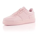  Fusskleidung® Damen Herren Sportschuhe Dämpfung Sneaker leichte Laufschuhe Rosa Rosa EU 39