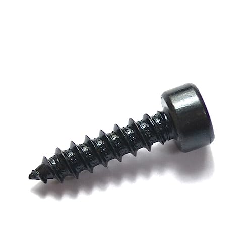 Tornillos autorroscantes negros hexagonales 100pcs M2.6 x 16mm miniatura 3