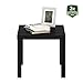Furinno Classic Homey Square Parsons Side End Table, 1-Pack, Black