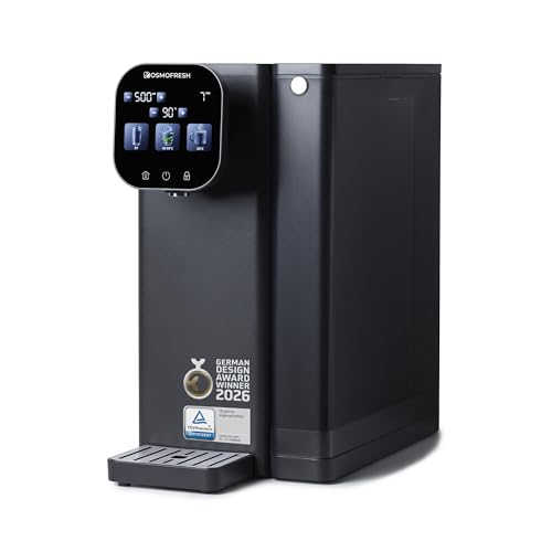 OsmoFresh Fusion Air Auftisch Osmoseanlage | Keine Installation | Heißwasserspender...