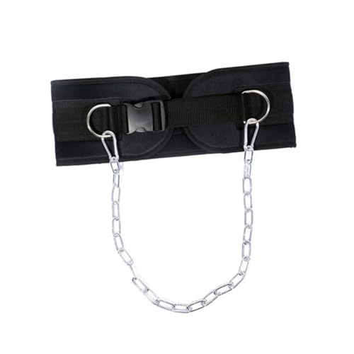 SUPVOX Waist Support Weight-bearing Pull-up Support Belt Iron Chain Back Pain Relief for Men Women