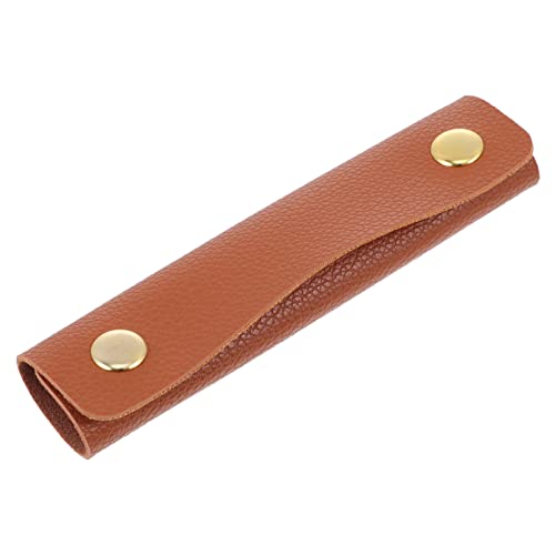 1Pc Anti-snare protective cover luggage cover protector bag strap Grocery Carrier Handle Cover grocery cart bags for shopping cart luggage handle wrap Materials pu leather handbag