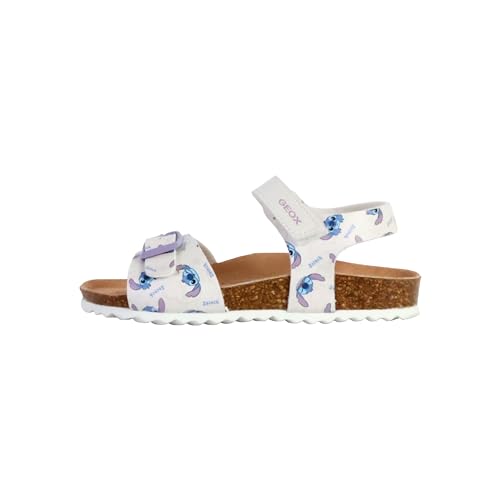 Geox J Adriel Girl C, Sandalia, Lt Marfil Avio, 31 EU