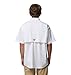 Columbia Men's PFG Bonehead Short Sleeve Fishing Shirt, White, Large
