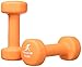 ProSource Set of Two Neoprene Dumbbells Coated for Non-Slip Grip, 1 lb-12 lb