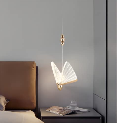 Modern Creative Butterfly Pendant Light, Creative Acrylic Hanging Lamps For Living Room, Clear #TOP4