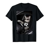 Funny Cat Wearing Sunglasses Driving Car Six Seven 67 Meme T-Shirt