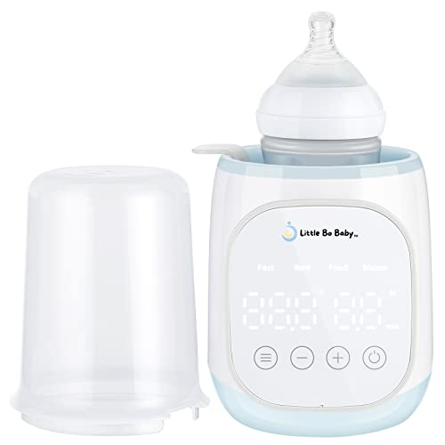 Little Bo Baby Bottle Warmer, Bottle Warmer Fast Baby Food Heater Defrost Warmer with Timer LCD Display Accurate Temperature Control for Breast Milk or Formula