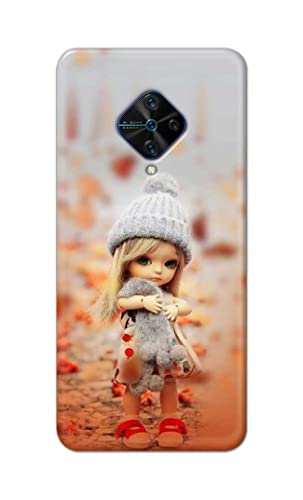 Image of PRINTFIDAA Doll Cute Girl Amazing Beauty Little Kid Child Playing Hard Back Cover for Vivo S1 Pro Back Cover -(P6) KAT1001