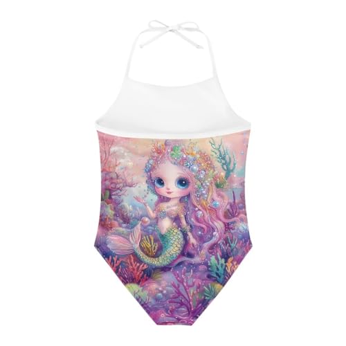 Image of ELEQIN Swimwear Swimsuit One Piece Girls Bathing Suit Animal Pattern 1-10 Years