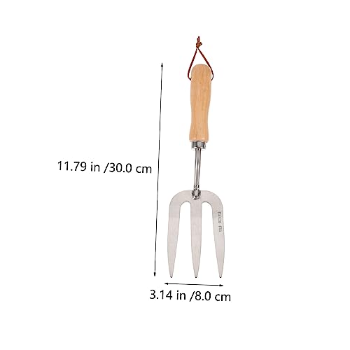 Rastrillo de mano para jardinería resistente miniatura 4