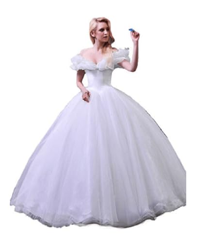 Image of Women's Off Shoulder Quinceanera Ball Gowns Masquerade Princess Long Prom Formal Evening Party Dress