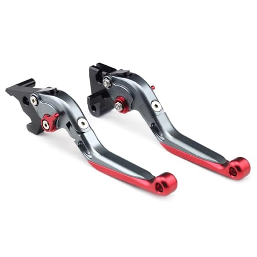Leviers de frein moto MT-03 finition aluminium CNC titane rouge haute précision