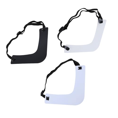ZJchao Guide de Taille de Barbe, Bandeau Ajustable, Gabarit Flexible pour une Mise en Forme Précise de la Barbe, avec Bandeau élastique pour un Maintien...
