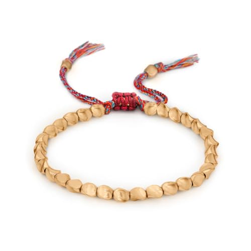 EDMIRIA Tibetan Copper Beads Bracelet Adjustable Handmade Braided Copper Bracelet Lucky Rope Bracelet Adjustable Friendship Bracelet Gift for Women Men (Design - 3) (B0DFHLVYR2) Amazon Price History, Amazon Price Tracker