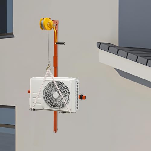 Grúa de elevación para aire acondicionado desmontable: herramienta portátil de 15m y carga 330 LB 3
