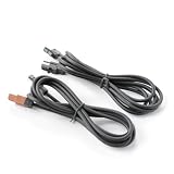 Auratrove Cavo USB automatico per Mazda CX-3 CX-5 CX-9 MX-5 per Mazda 2 3 6, cavo dati auto materiale ABS ad alta temperatura TK78-66-9U0C, parte di ricambio nera 2014-2020