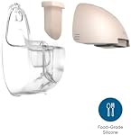 Eufy Diaphragme original (2-Pack) pour pompe à sein portable E10/S1/S1 Pro, Silicone de qualité alimentaire, règlement d'aspiration, facile à nettoyer et à installer
