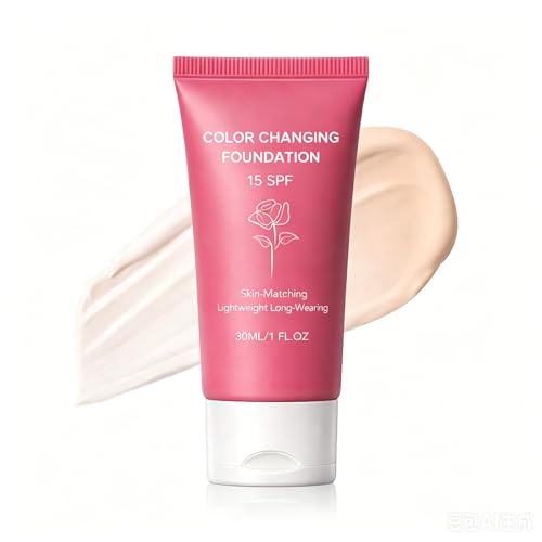 Smoochie Foundation Korean Colour Changing Foundation for Mature Skin Women Over 60 Korean Body Coverage Perfector Moisturizing Concealer Brighten Even Skin Tone for All Skin Types (1PC)