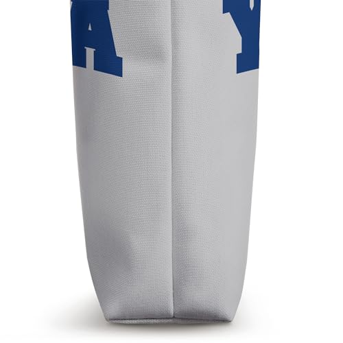 Bolso tote clásico con estampado de letras deportivas de la Universidad Yeshiva Maccabees miniatura 3