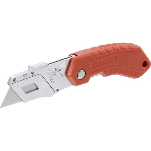 STANLEY 0-10-243 Couteau de securité pliable, Jaune