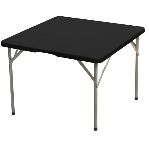 - Stretchy Spandex Black Table Cloth, Washable & Wrinkle-resistant Tablecloth For Tables, Indoor/outdoor Picnics, Patios & Events