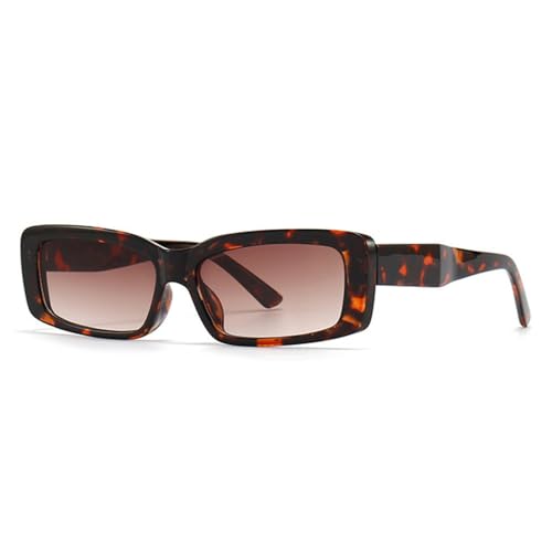 Lunettes de soleil rectangulaires rétro pour flâner en ville sous le soleil d'été