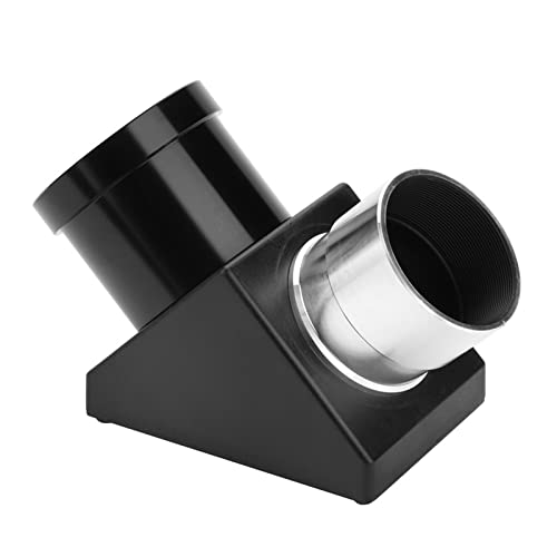 Adaptateur Diagonal à 90 degrés, Miroir Plat inversé de 1,25 Pouce pour télescopes Grand Angle