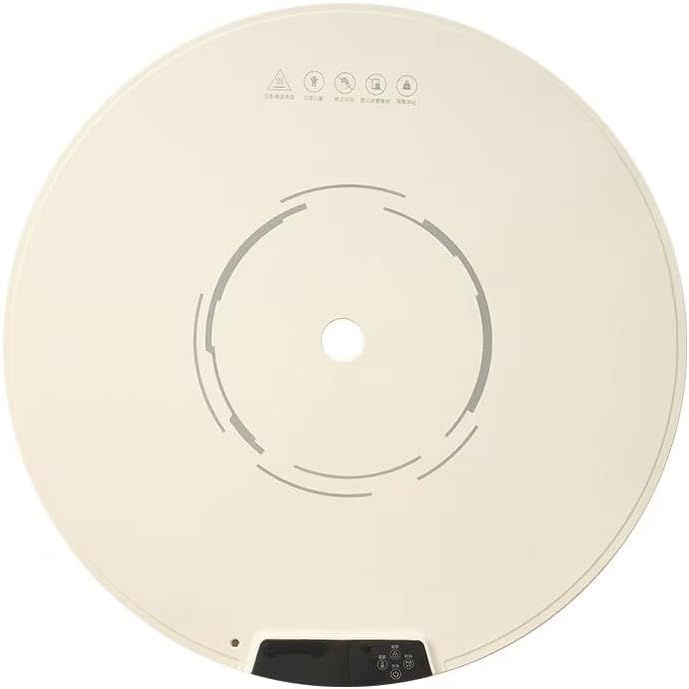 Portable Electric Round Warming Tray, Foldable & Roll up Silicone Heating Mat Pad for Food, Flexible Plate Warmer for Kitchen Travel Party,10s Fast Heating, Adjustable 9 Temperature Setting (Round)