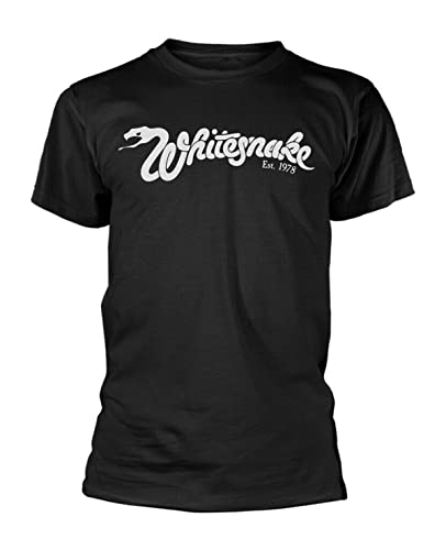 YIMING Whitesnake 'EST 1978' (Black) T-Shirt - New & Official! Cover