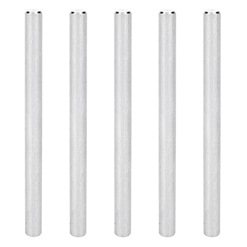 5Pcs Stainless Steel Round Rod, Robot Round Shaft Metal Solid Rod Gear Axle, Mechanical Model Round Toy Car Gear Shaft, for Variety Robots