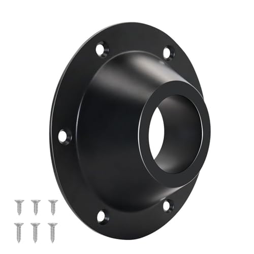 DzpKrka Campe-r - Base para Patas de Mesa, Bases de mesas de Pedestal, Aluminio Empotrado con Tornillos, Soporte de Montaje Resistente para Montaje en Suelo para pestañas de yate RV